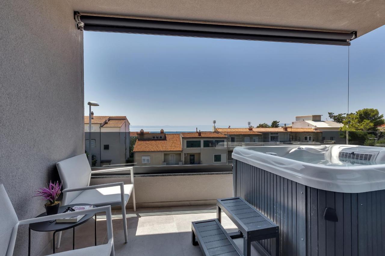 Lux Apartment Dolce Vita - Private Hottub มาคาร์สกา ภายนอก รูปภาพ