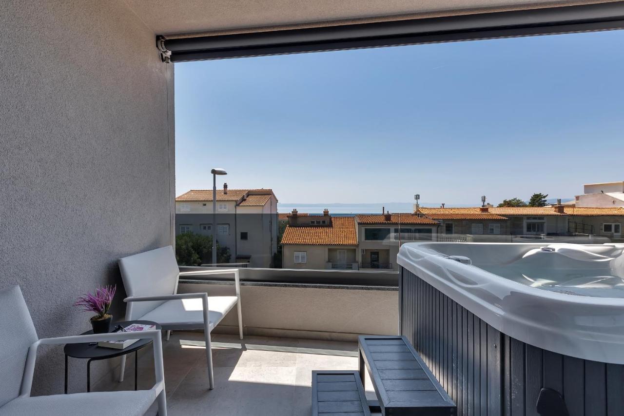 Lux Apartment Dolce Vita - Private Hottub มาคาร์สกา ภายนอก รูปภาพ